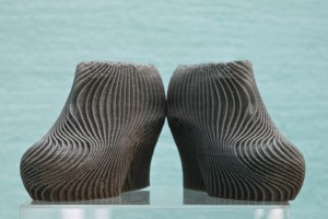 3D printed shoes shown an Dutch Design Week 2015, made with filaflex filament
